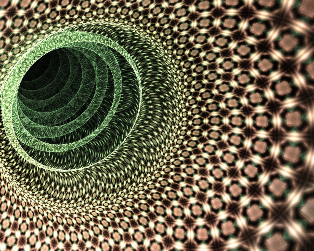 Тоннель из узоров