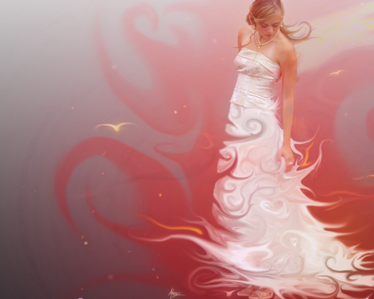 Бело розовая феерия