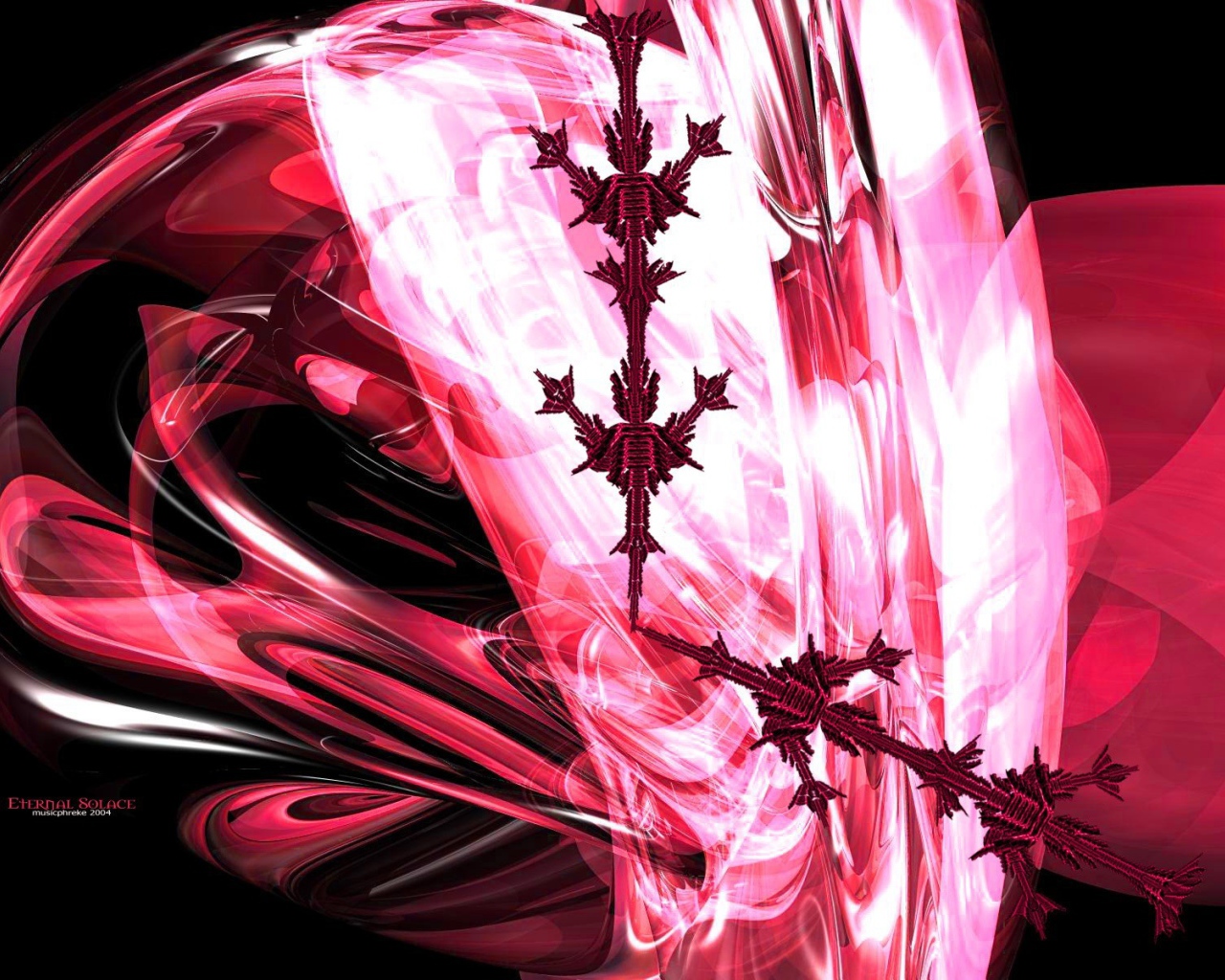 Розовая абстракция