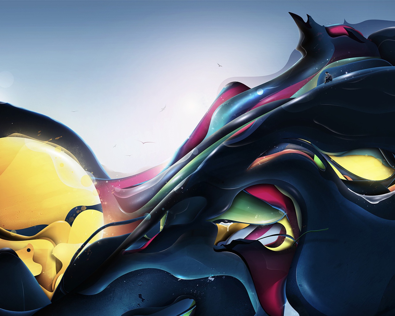 Абстрактные горы