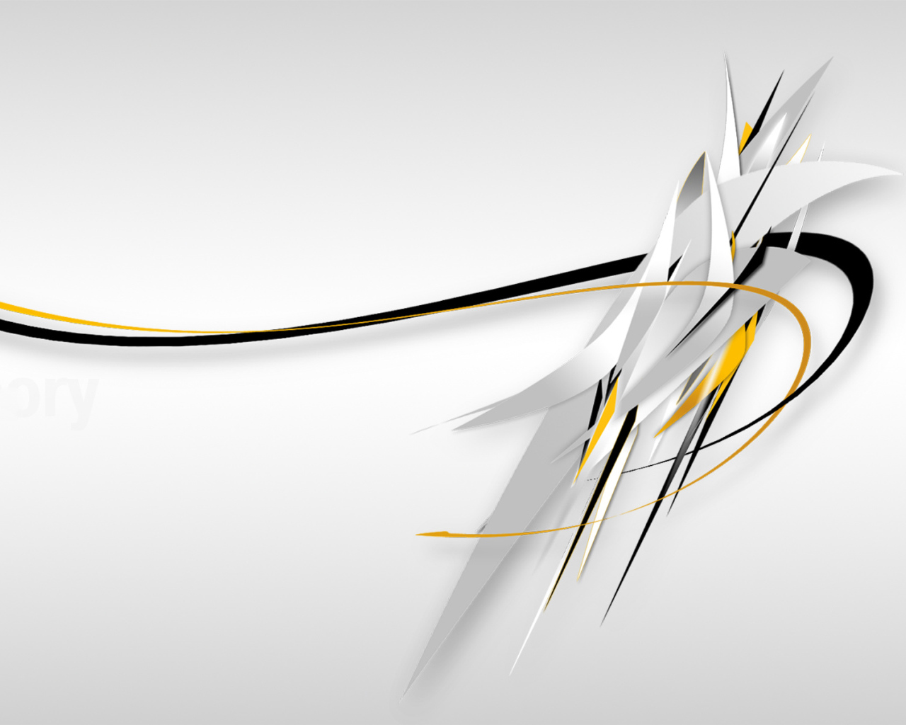 Черная и желтая линия