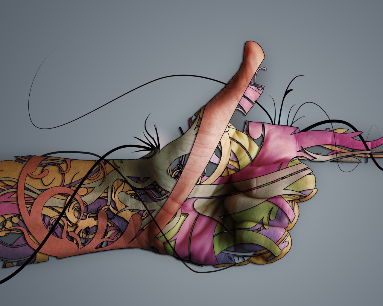 Абстрактная рука