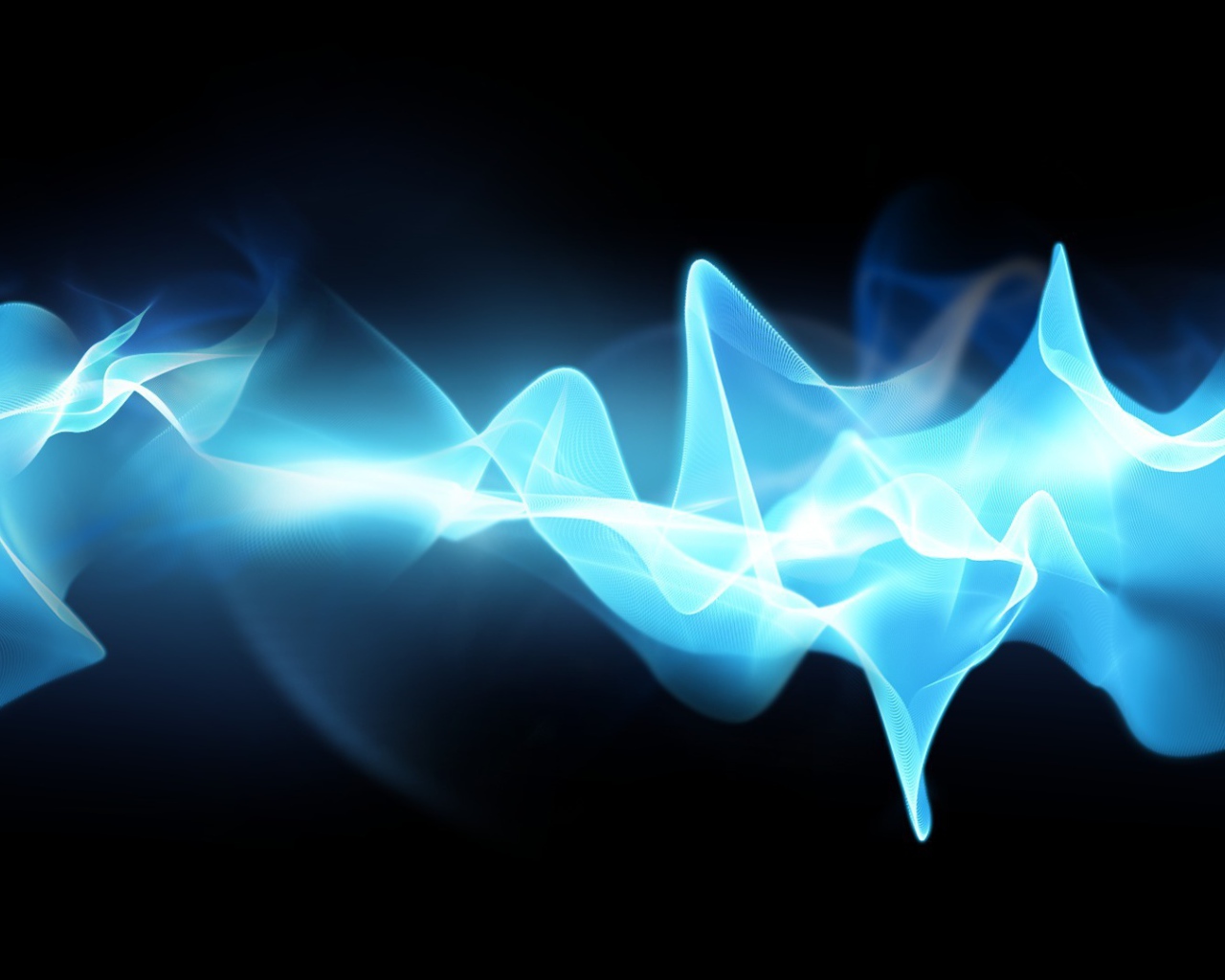 Голубое Космическое свечение