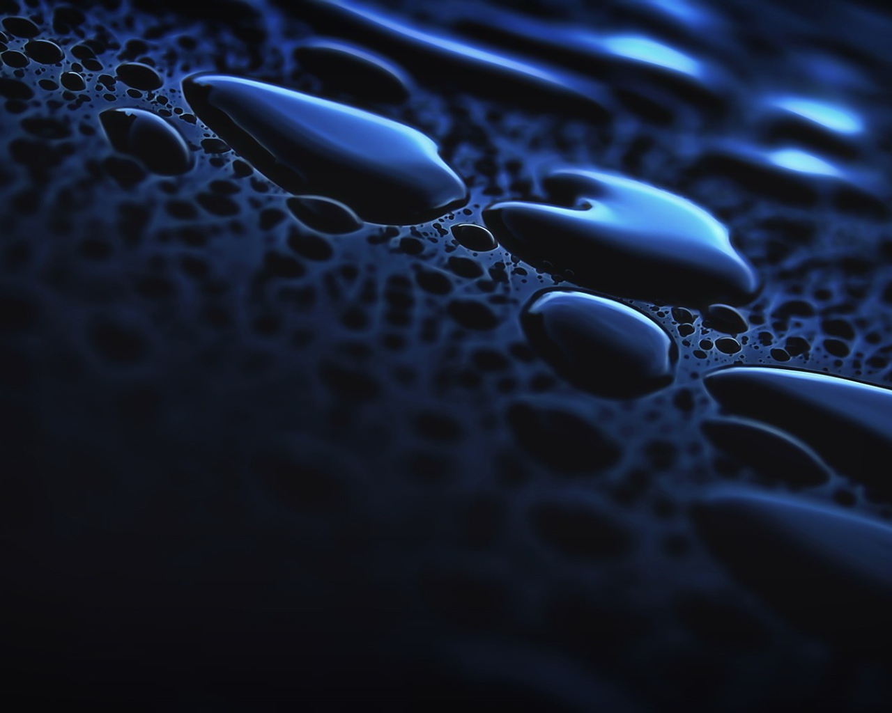 Синие капли