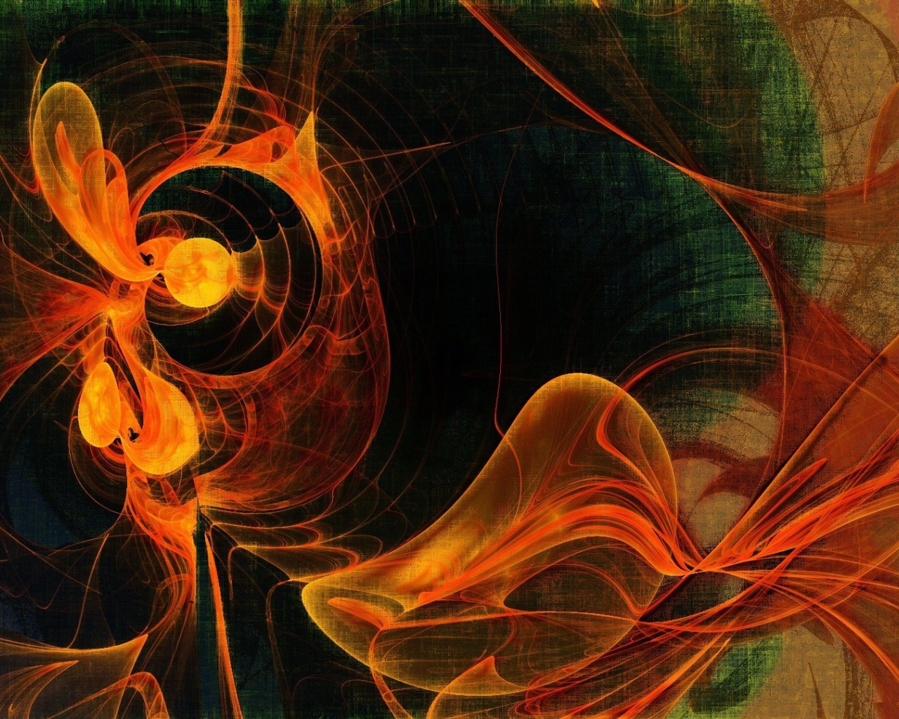 Оранжевая абстракция