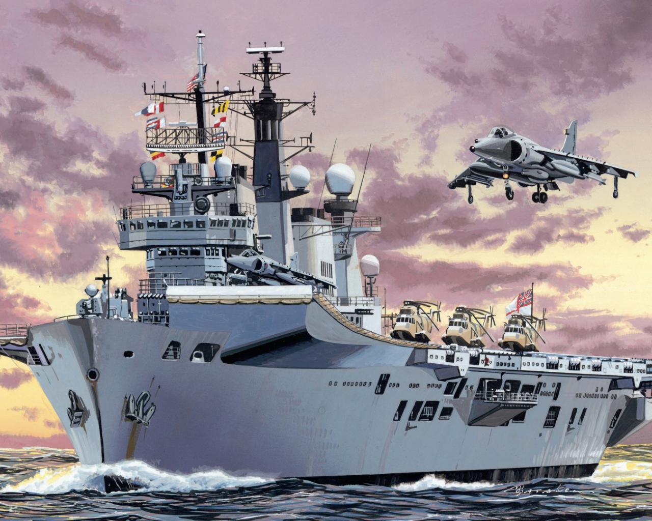 Британский авианосец