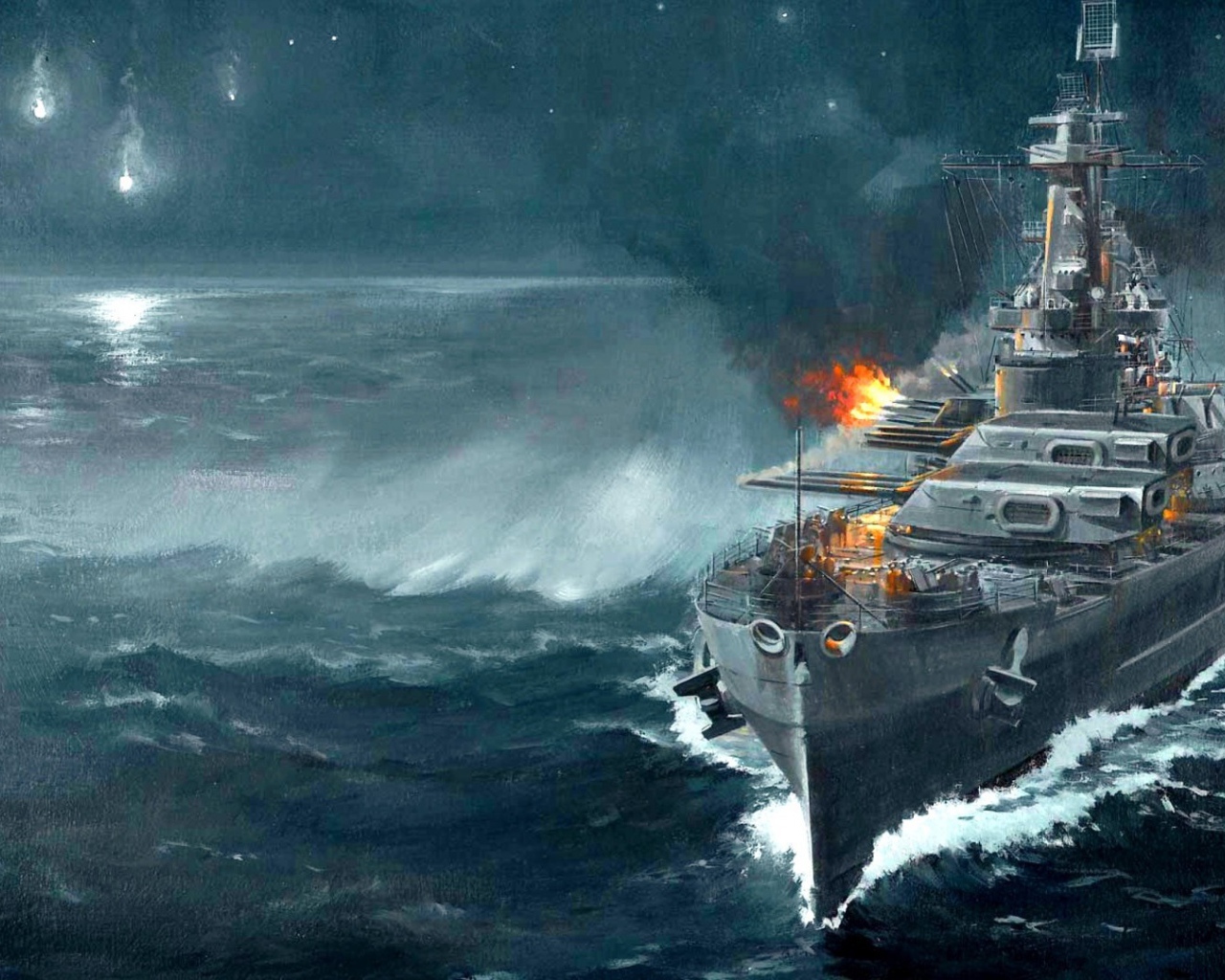 Ночной морской бой