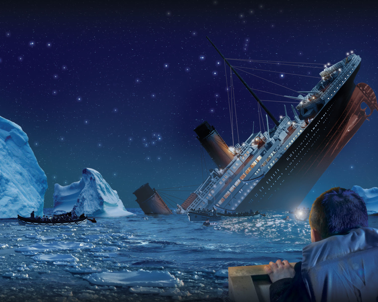 Тонущий Титаник