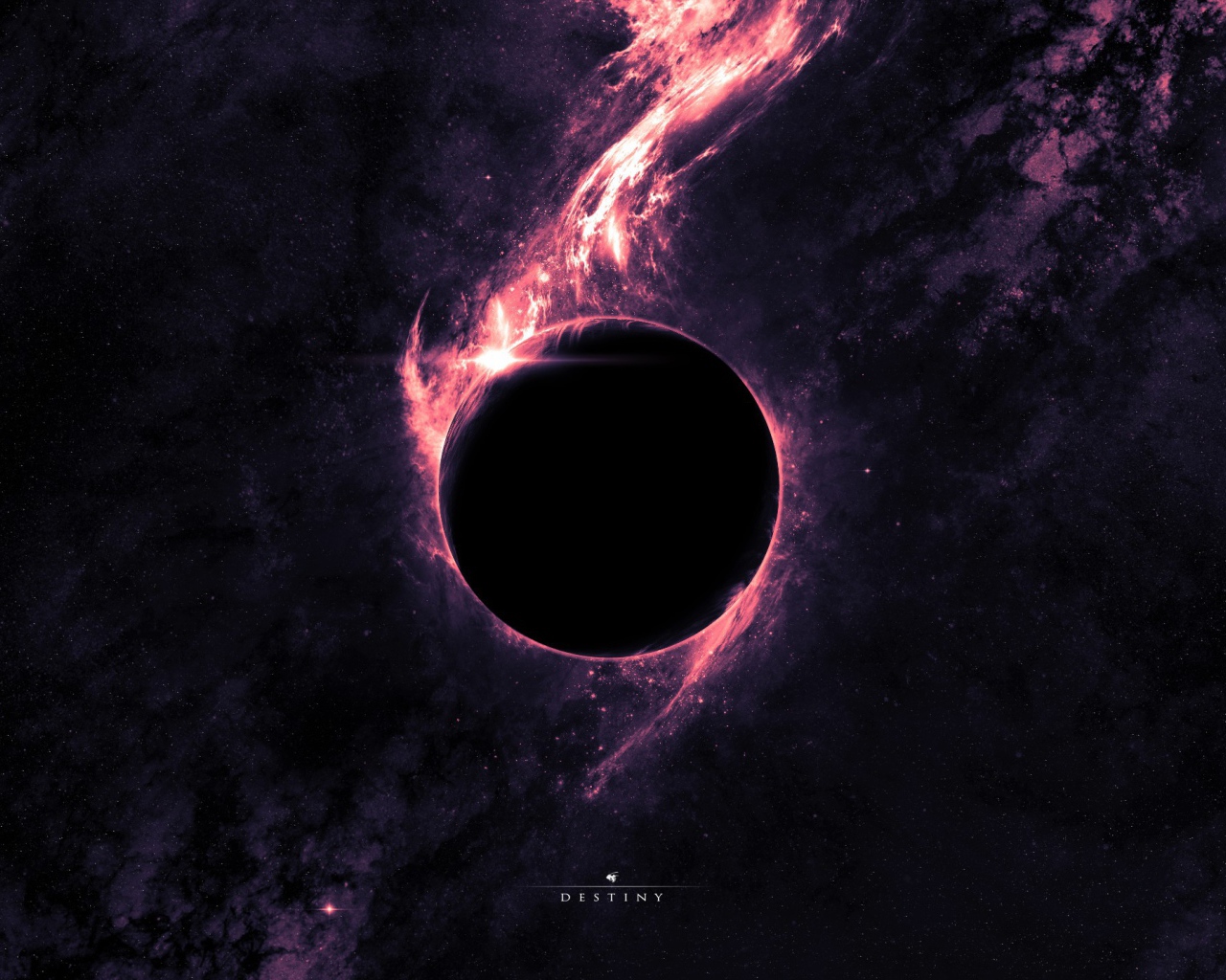 Черная планета закрыла солнце