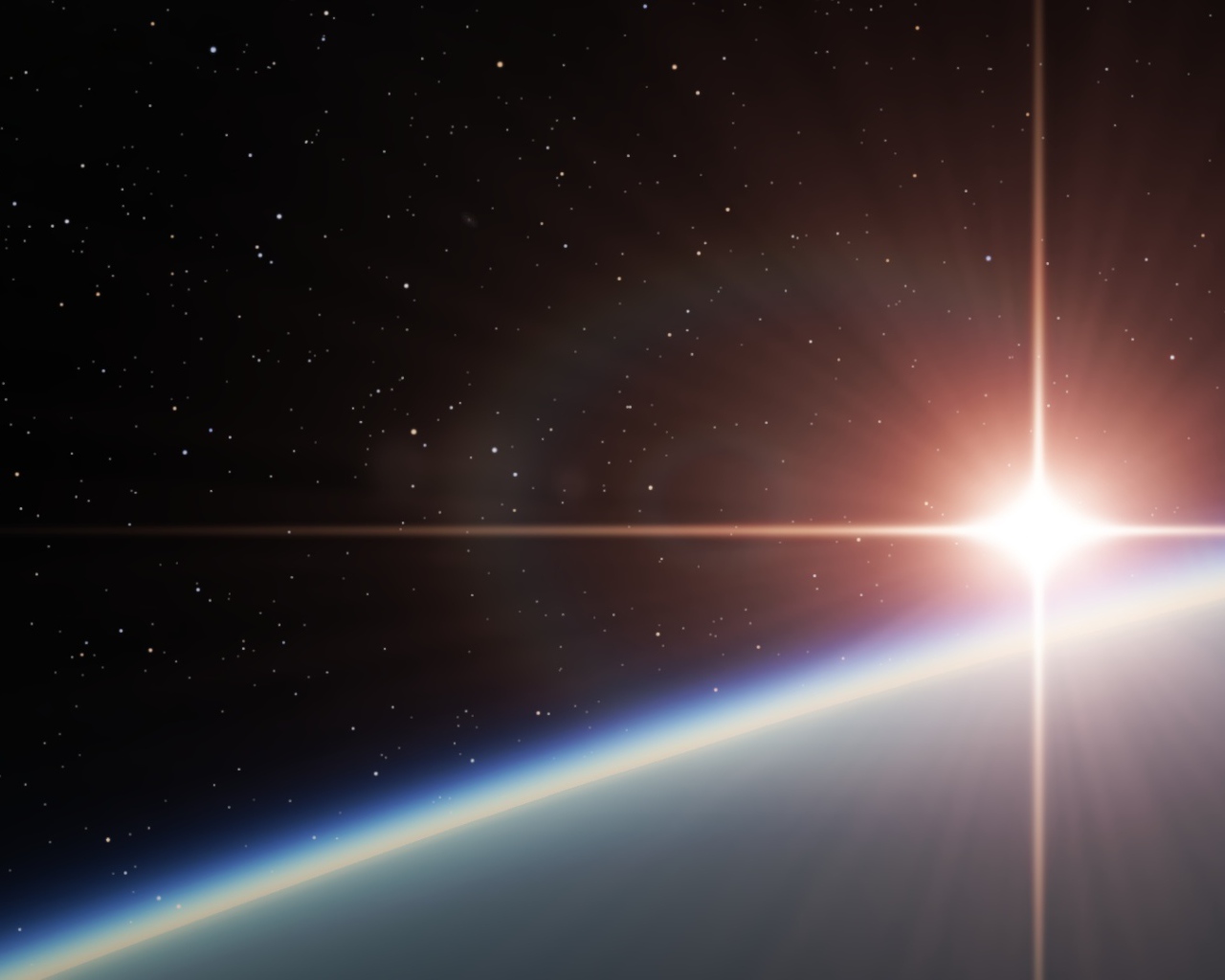 Свечение на чорном фоне