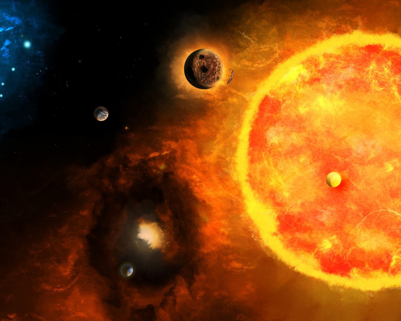 Mногоцветие космоса