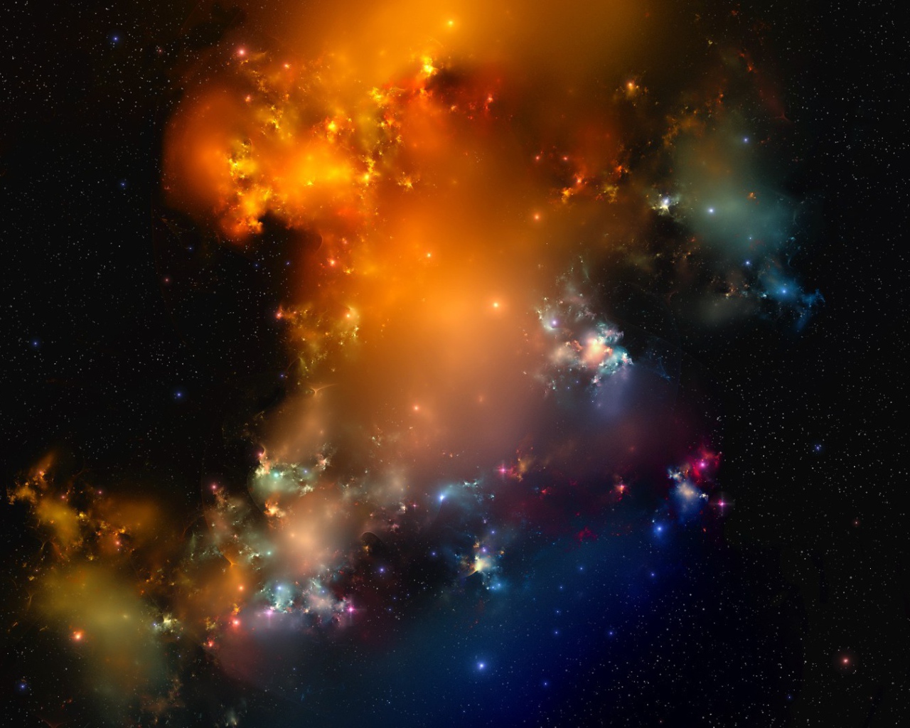 Оранжевая туманность