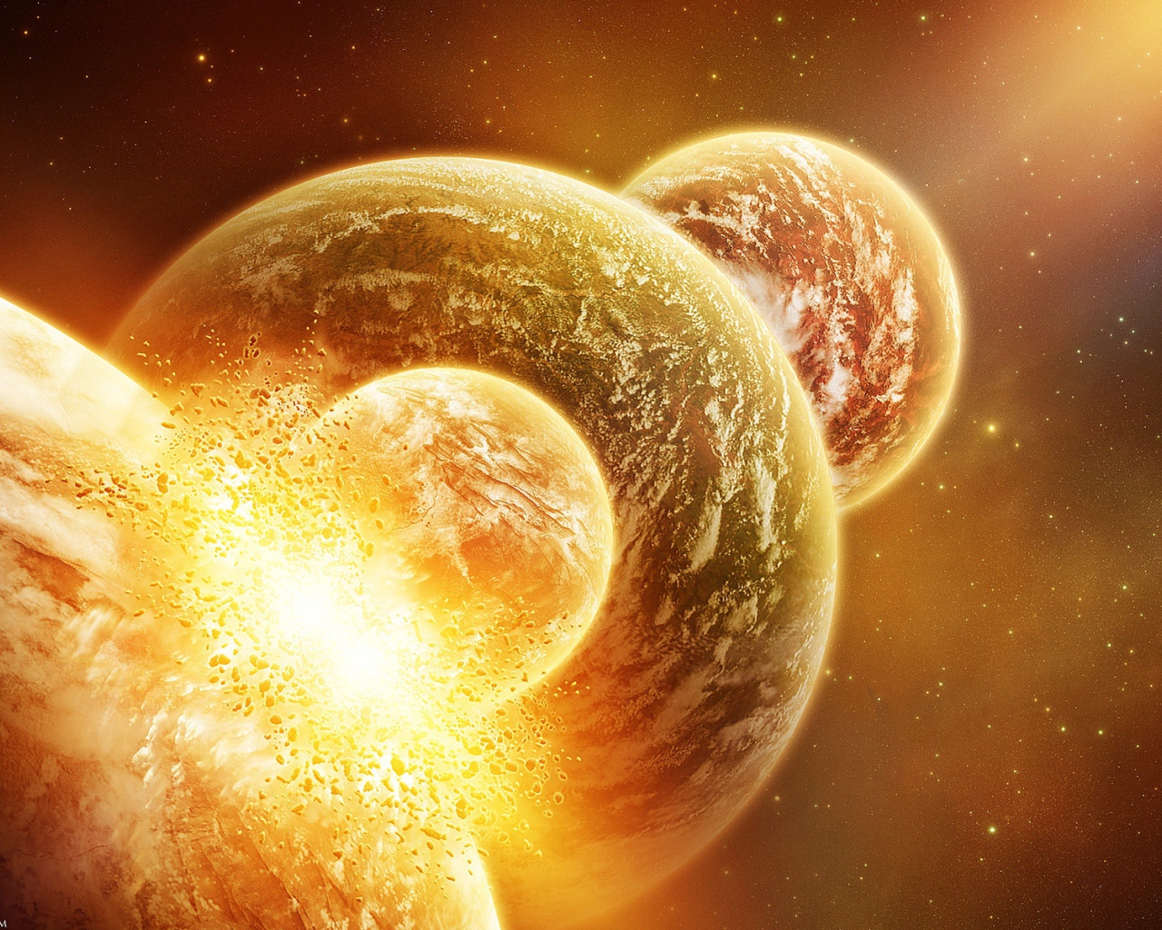 Парад планет в космосе