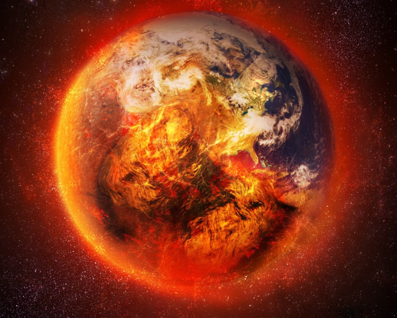 Планета в огне