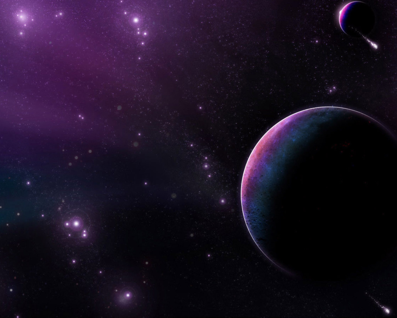 Фиолетовый космос