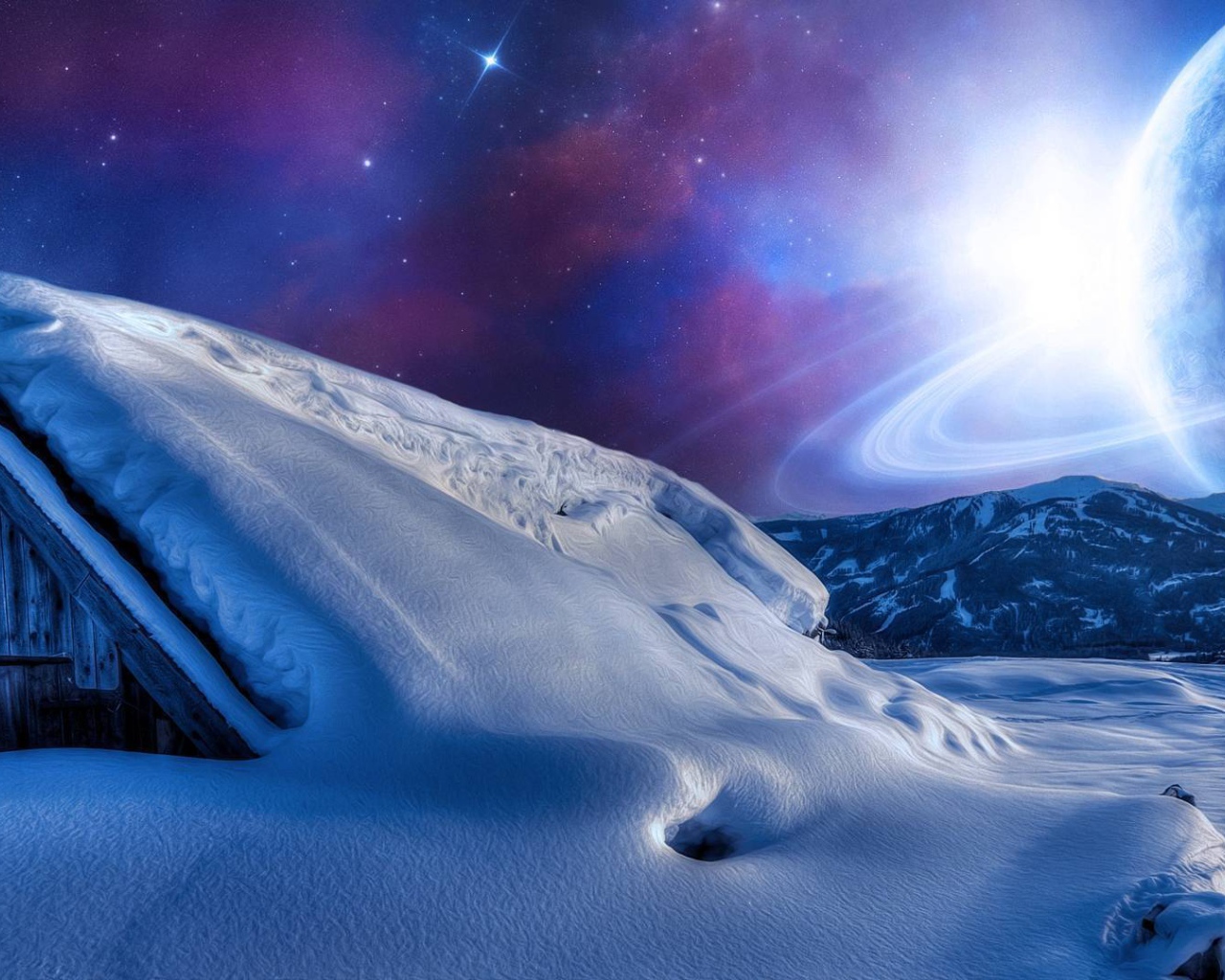 Небо холодной планеты