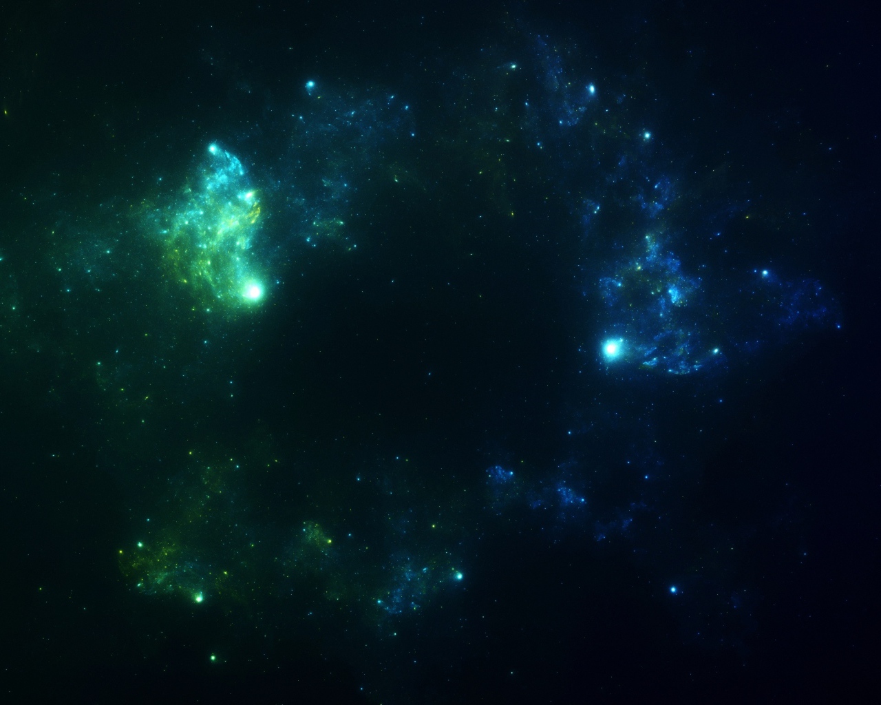 Звездное скопление и туманность