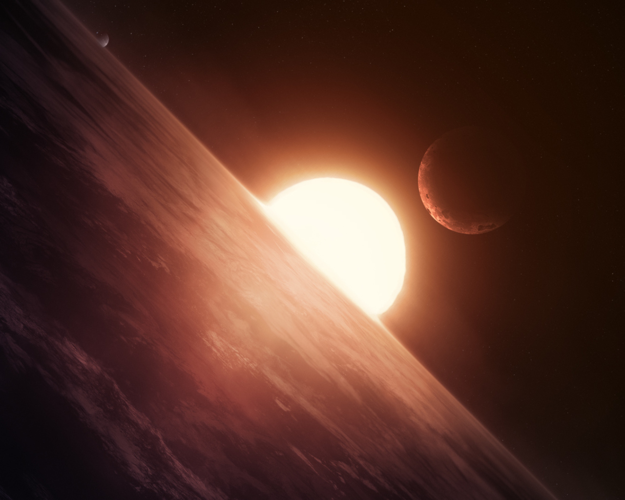 Восход над планетой