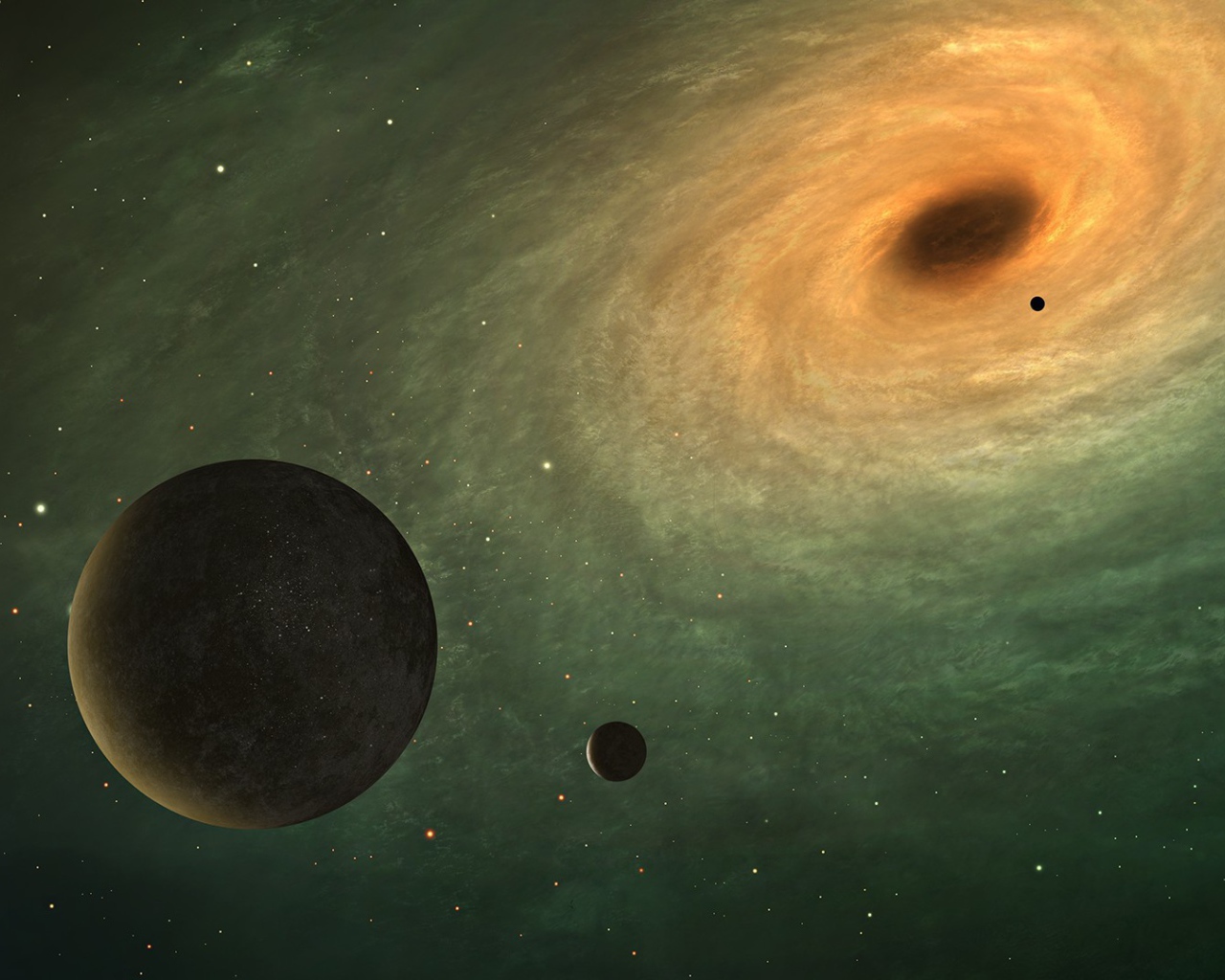 Bодоворот и шар