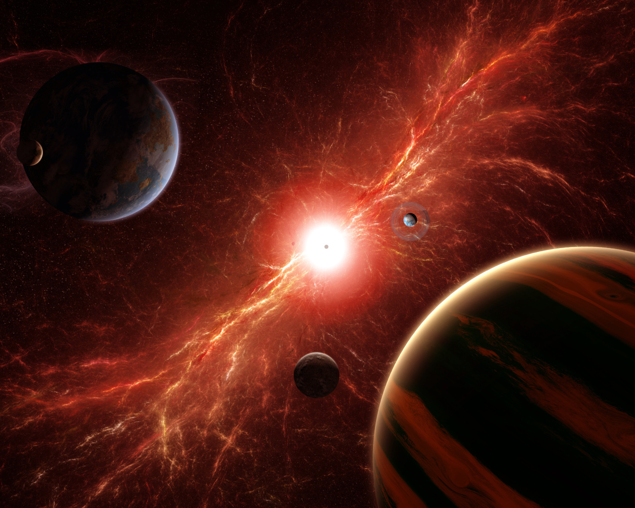 Вспышка в космосе