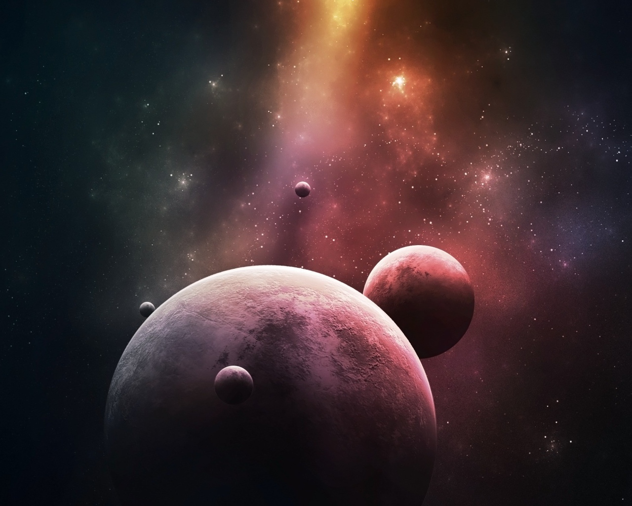 Планета со спутниками