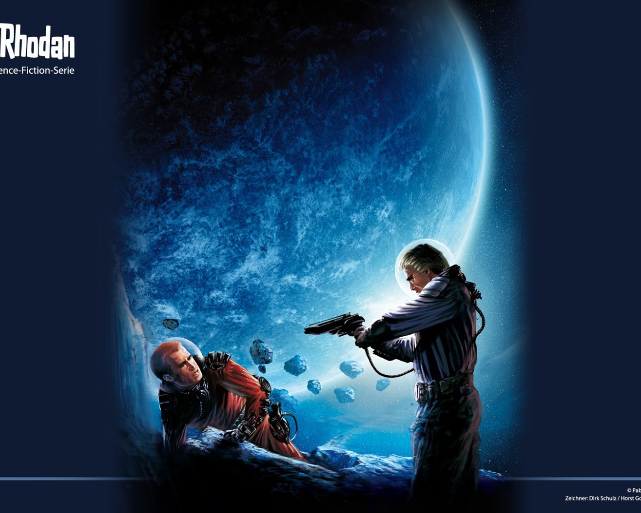 Космонавт с пистолетом