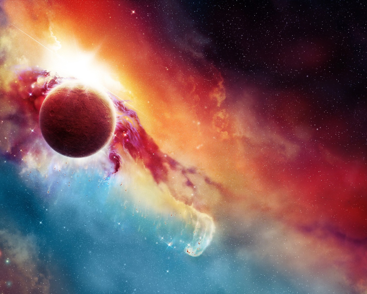 Разноцветный космос