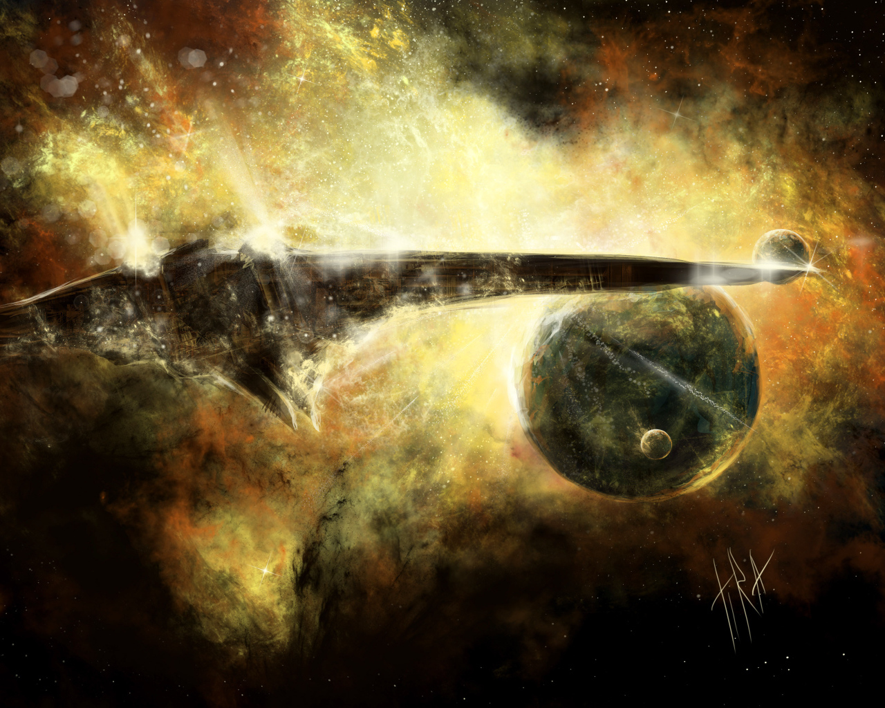 Полет космического корабля