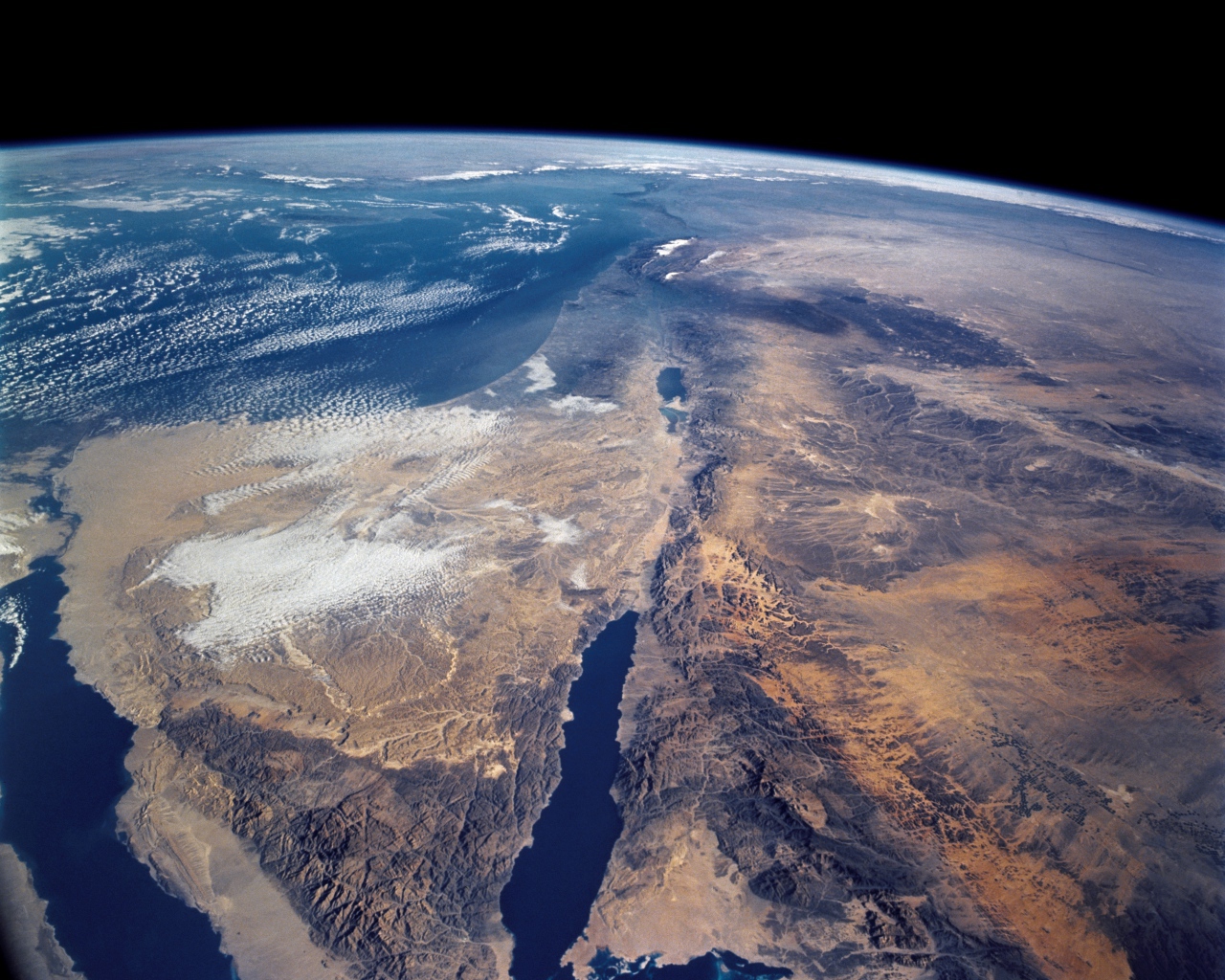 Фото из космоса Африки