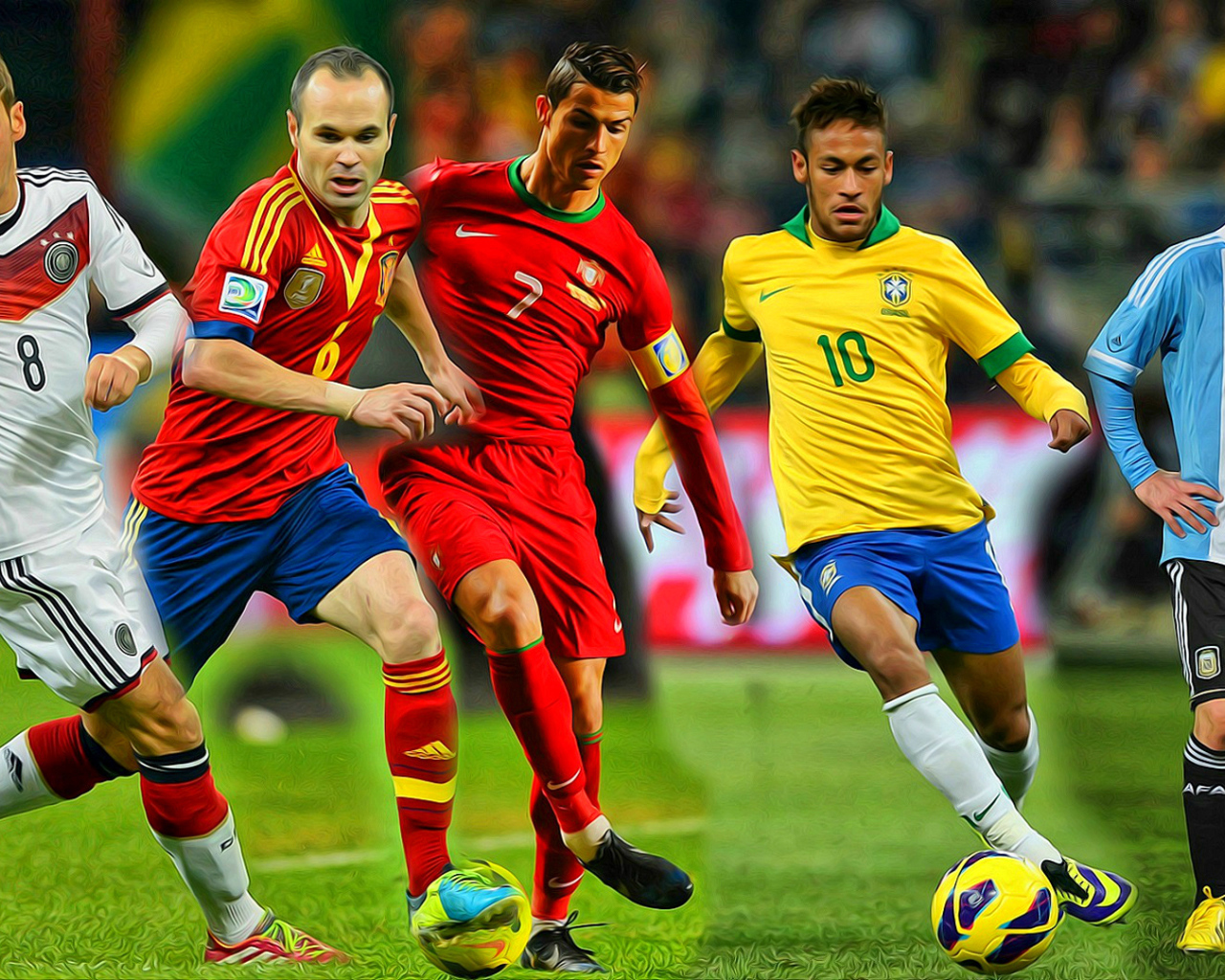 Все знаменитые футболисты