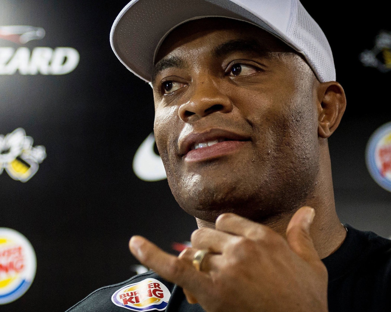 Famous fighter Anderson Silva. spider 