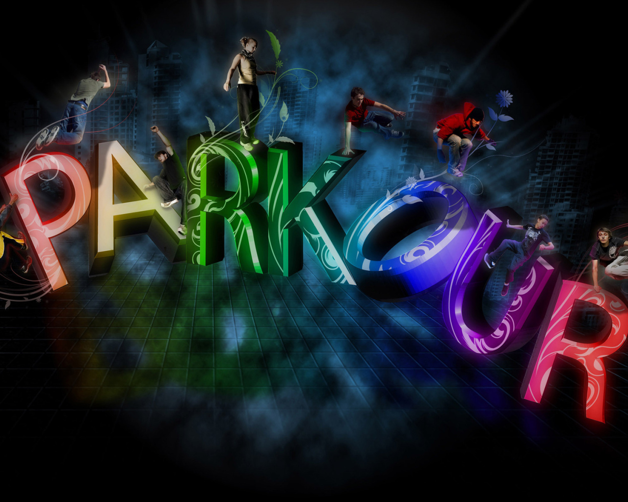 Модное движение паркур