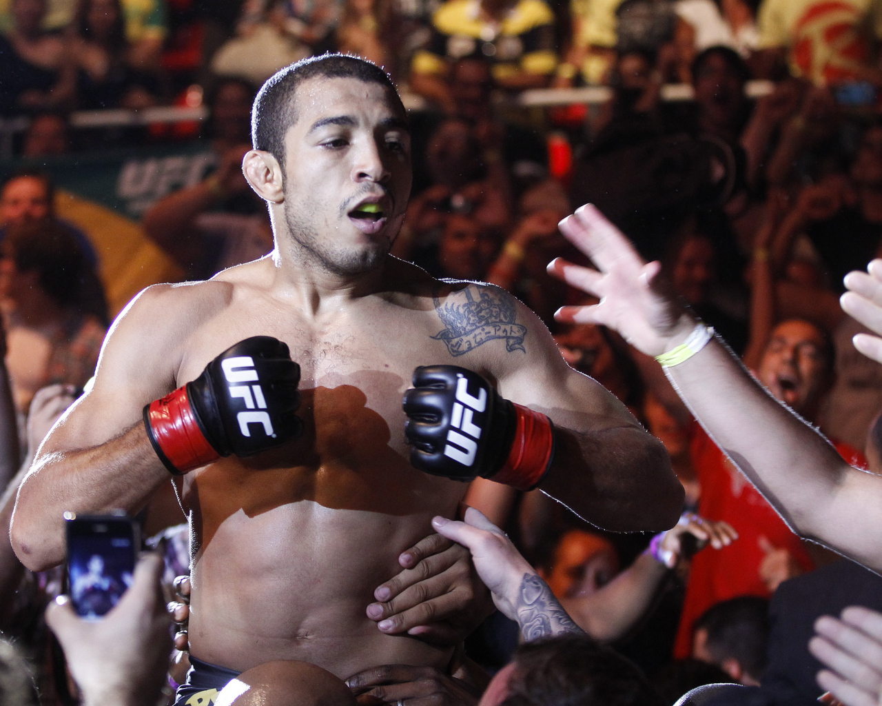 Популярный UFC боец Хосе Альдо