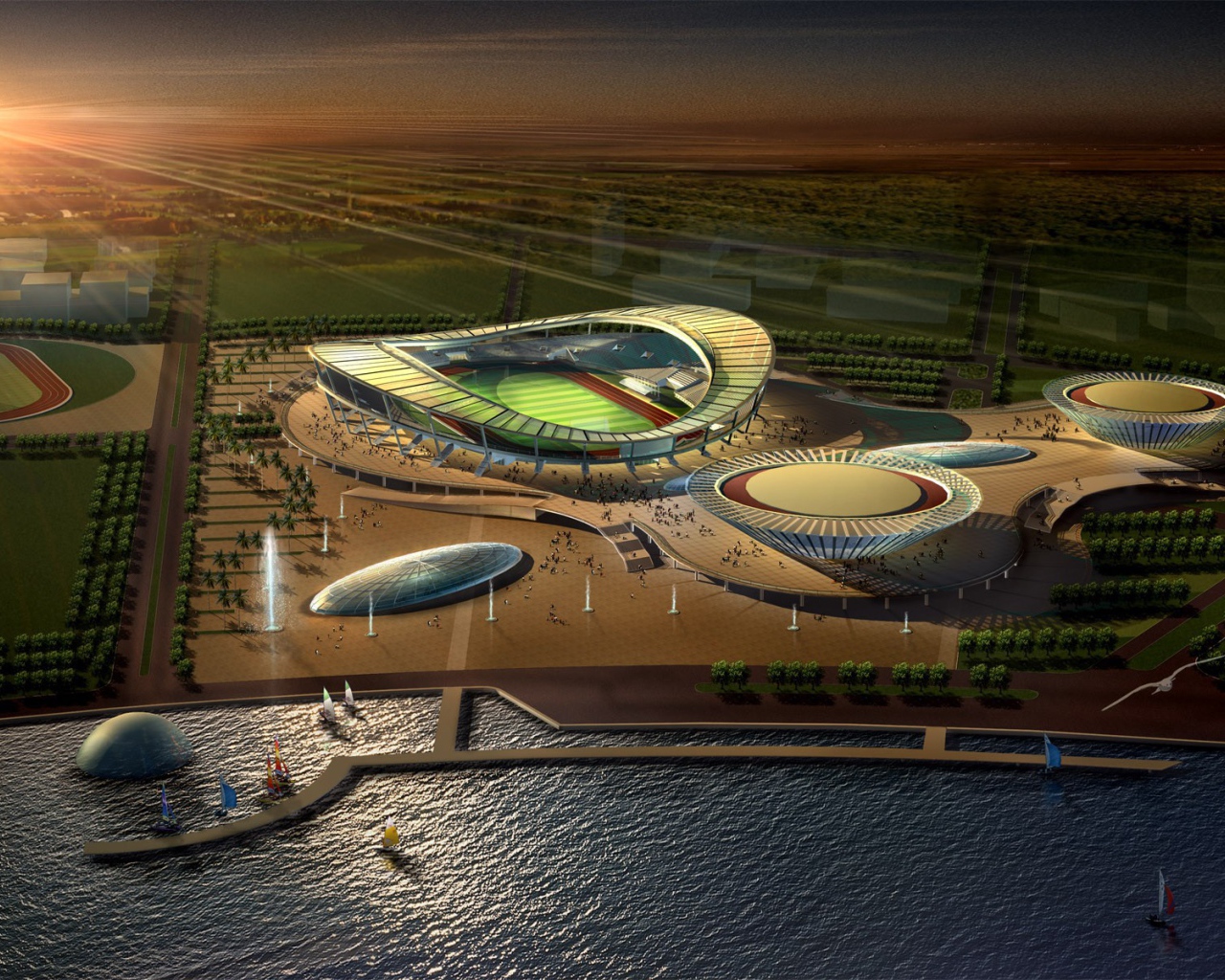 Архитектура спортивного комплекса