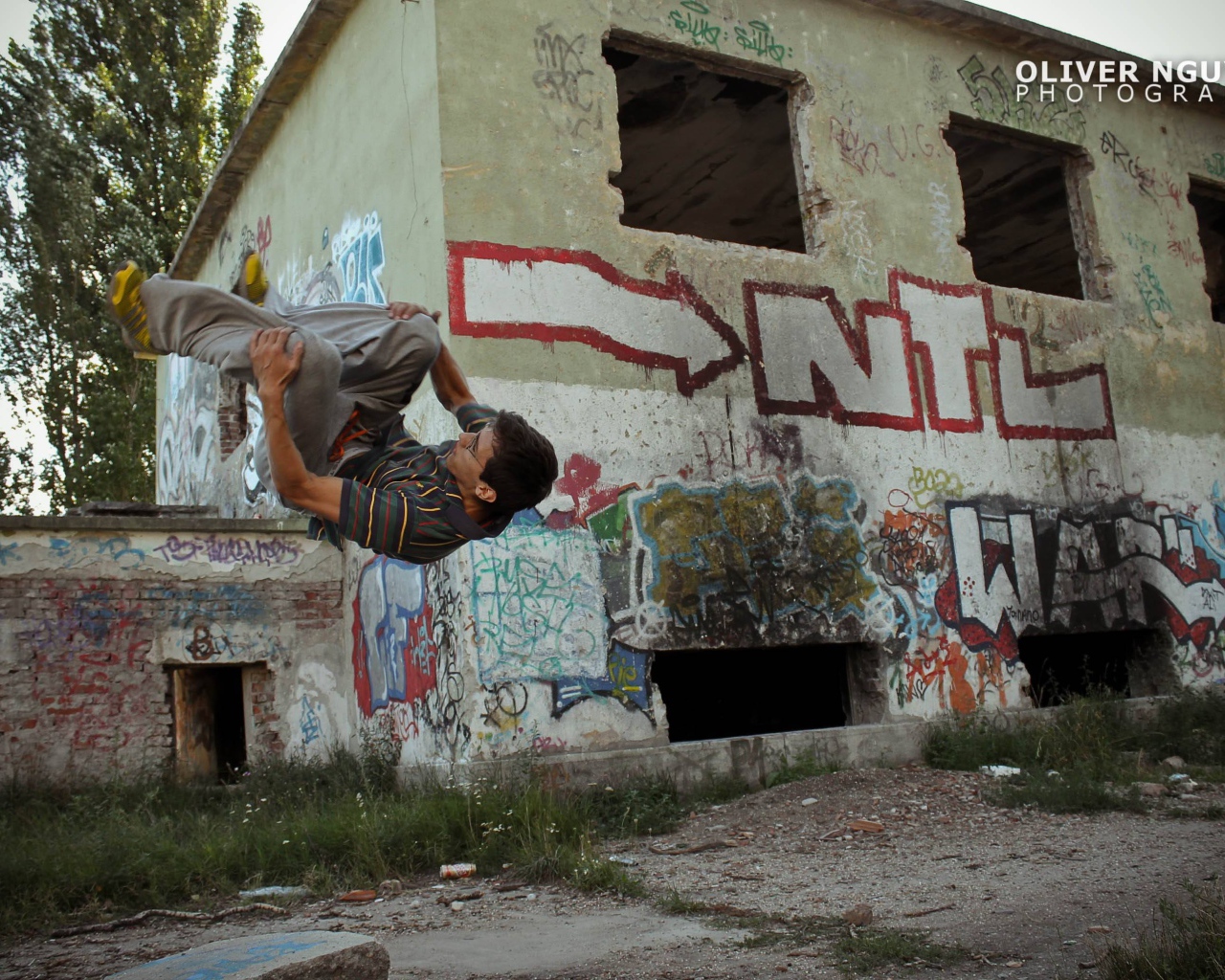 Тренировка в паркуре