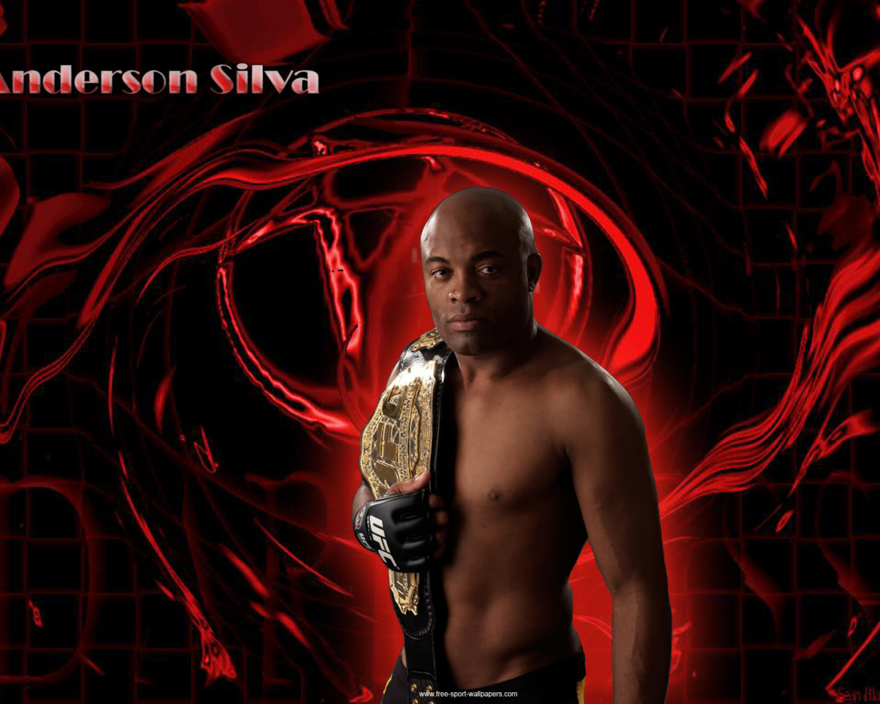 UFC чемпион Андерсон Силва. Паук