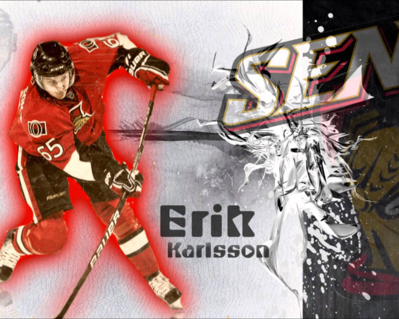 Известный игрок НХЛ Эрик Карлссон