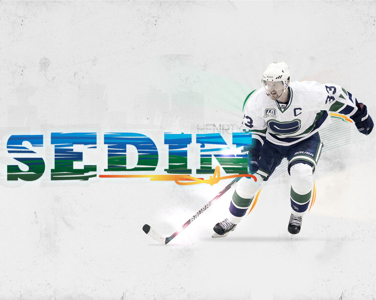 Хенрик Седин на льду