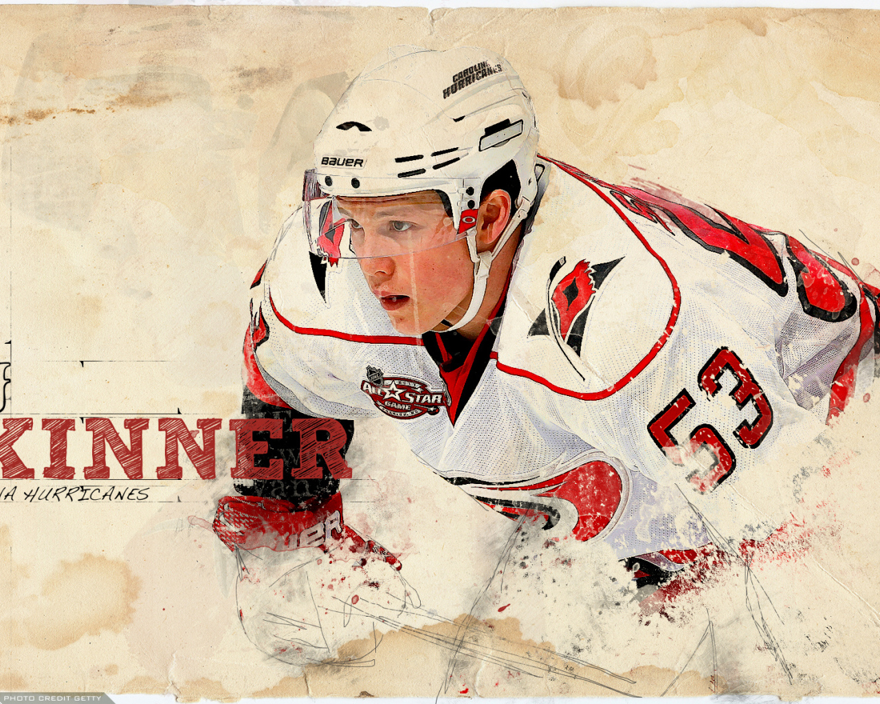 Джефф Скиннер на льду