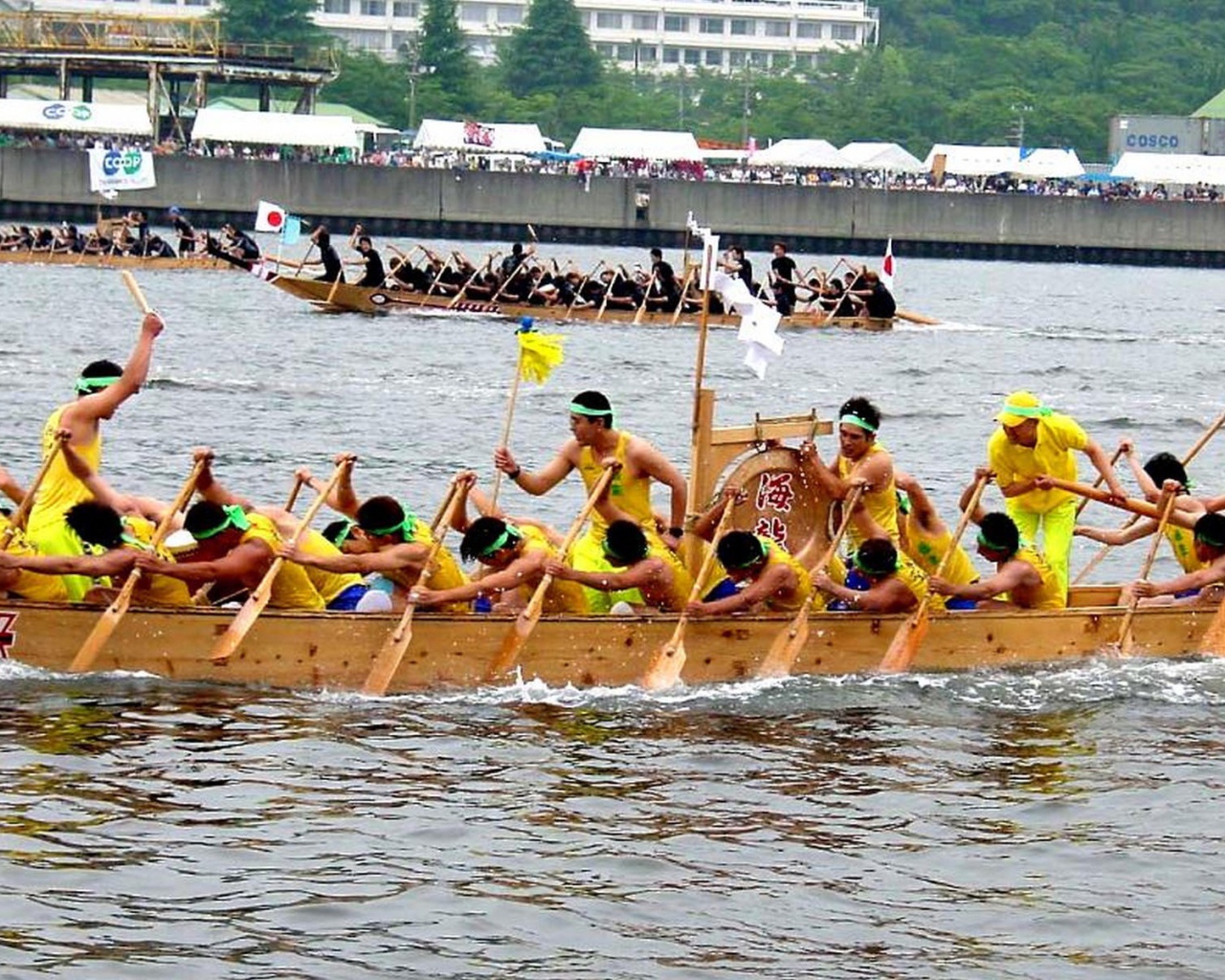 Гонки на лодках в Японии
