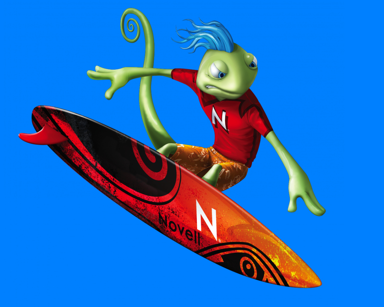 Ящерица серфер