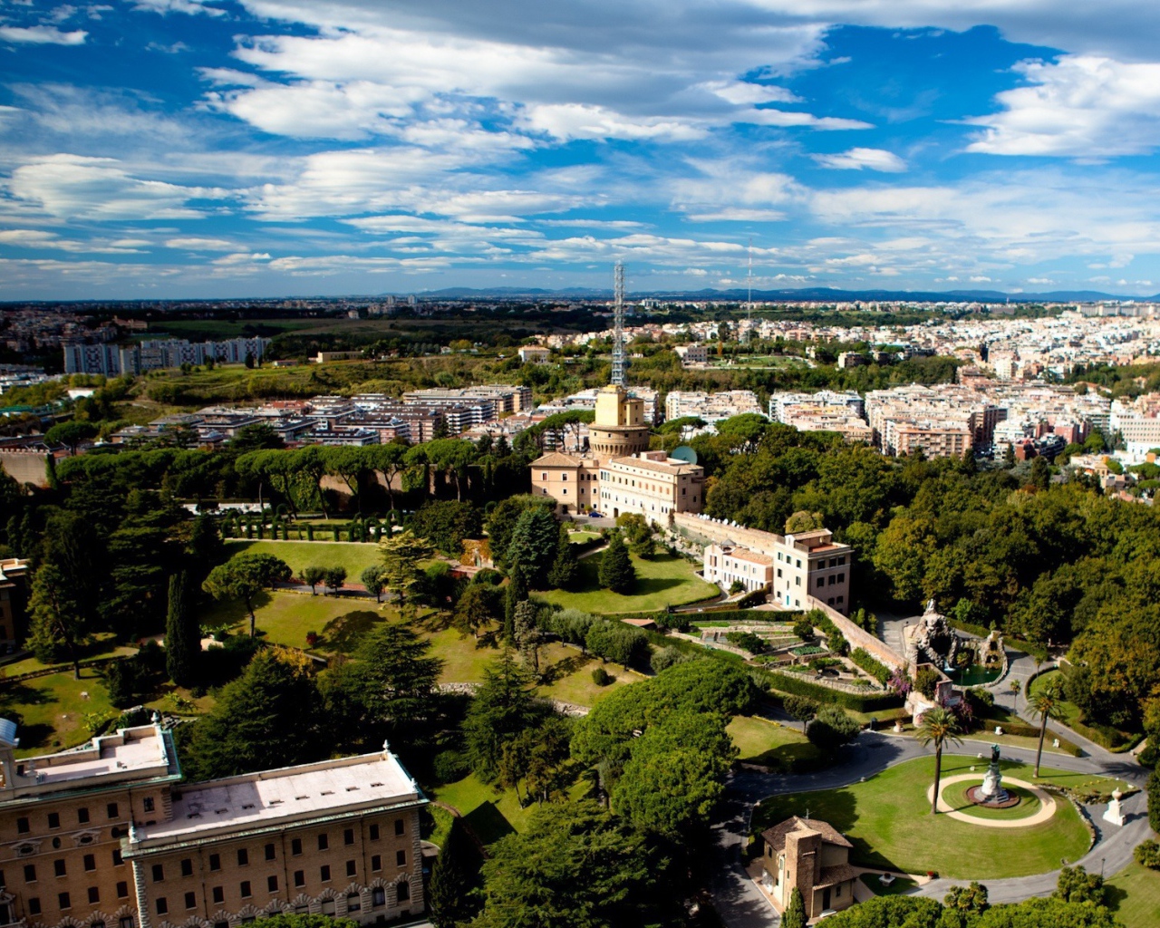 Пейзаж города в Германии