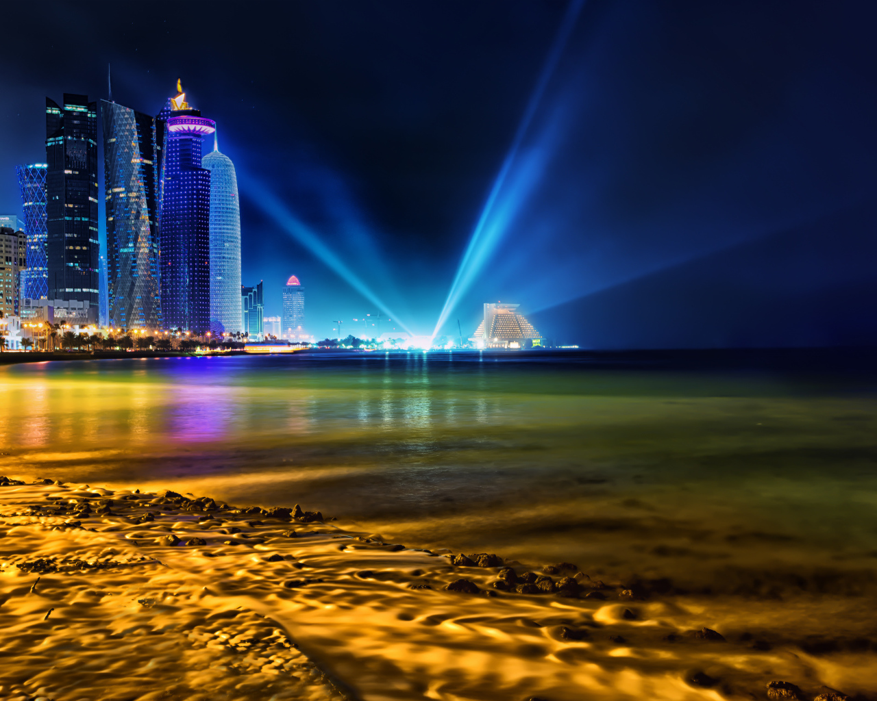 Красота города Доха, Катар
