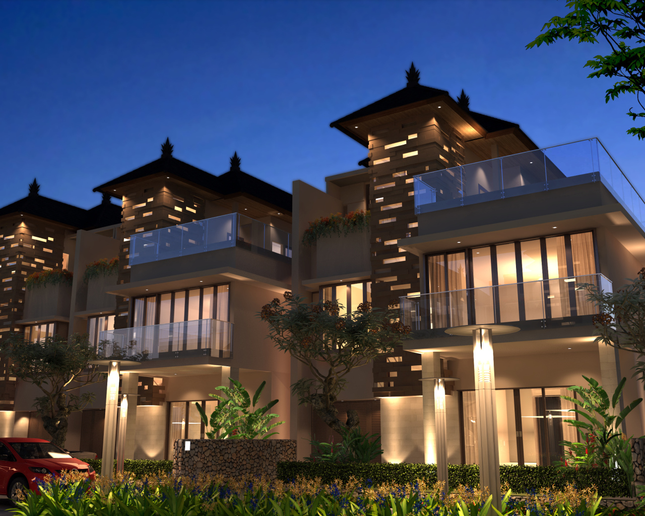 Жилой дом на курорте Бали