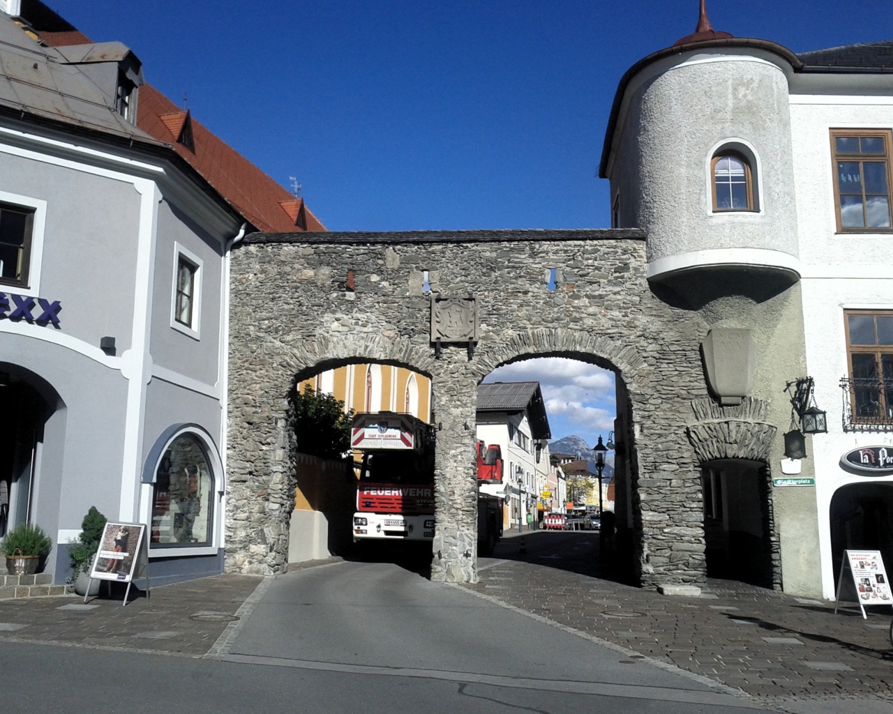 Арка на горнолыжном курорте Шладминг, Австрия