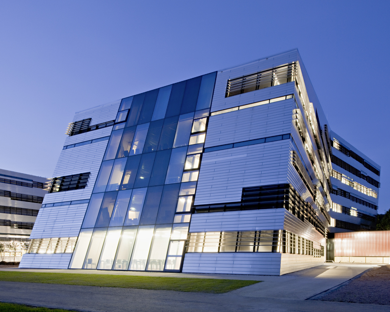 Красивое здание в городе Линц, Австрия