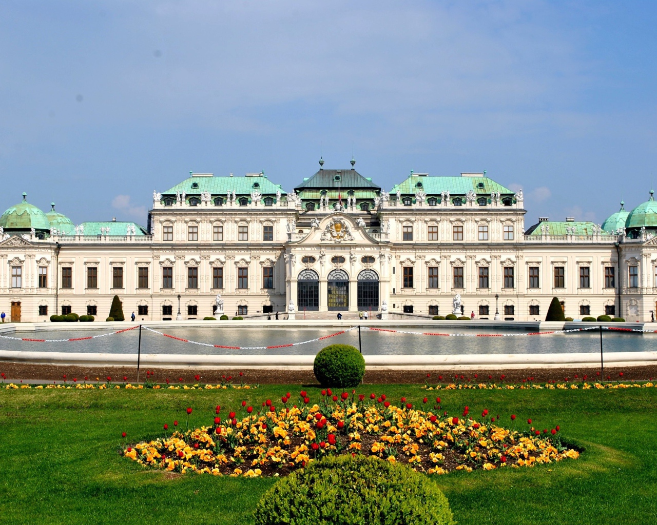 Belvedere Palace in Vienna, Austria