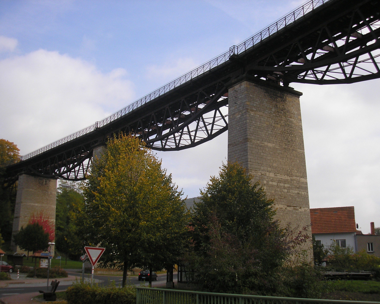 Мост в городе Лэнгенфельд, Австрия