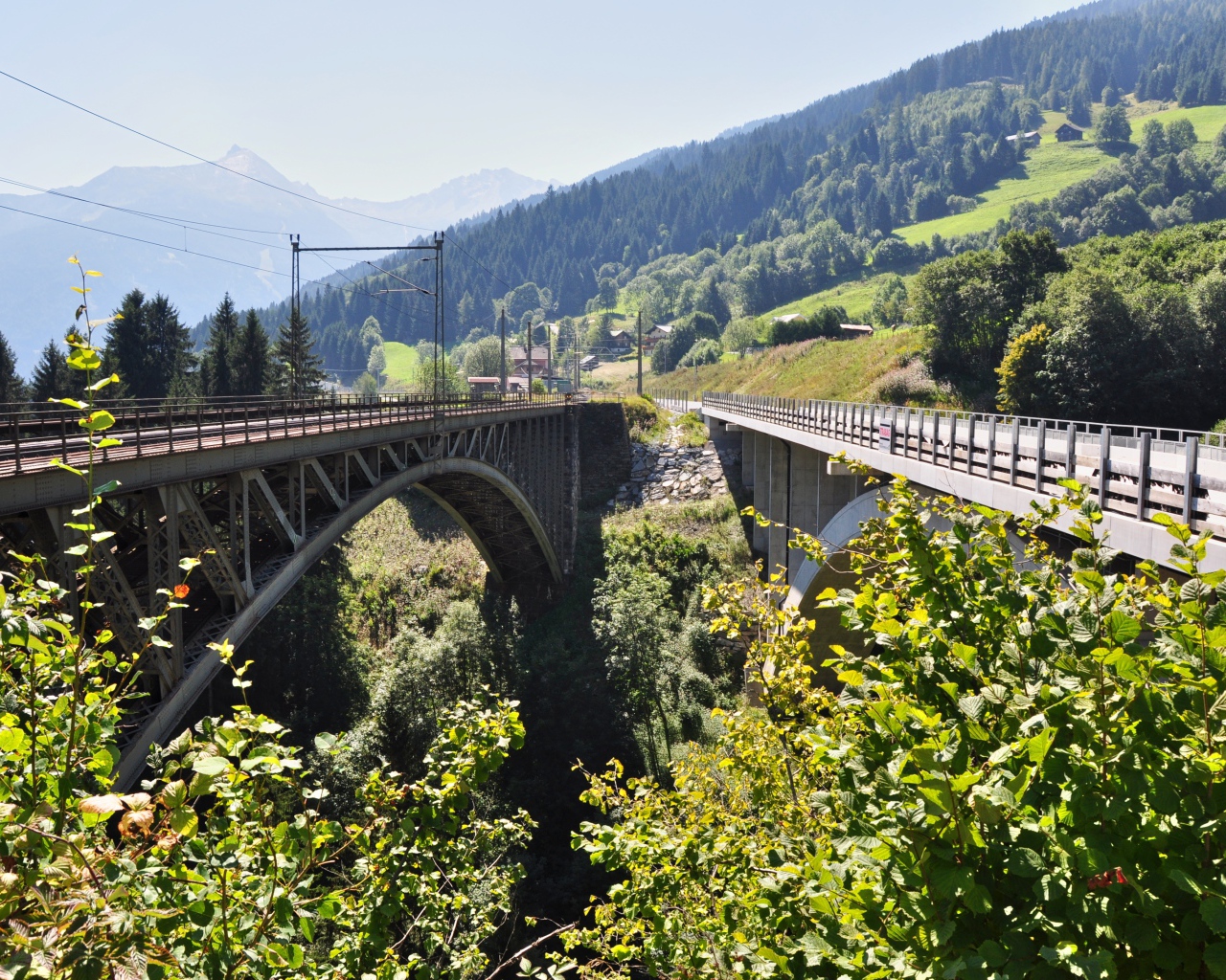 Мосты в окрестностях курорта Бад Хофгастайн, Австрия