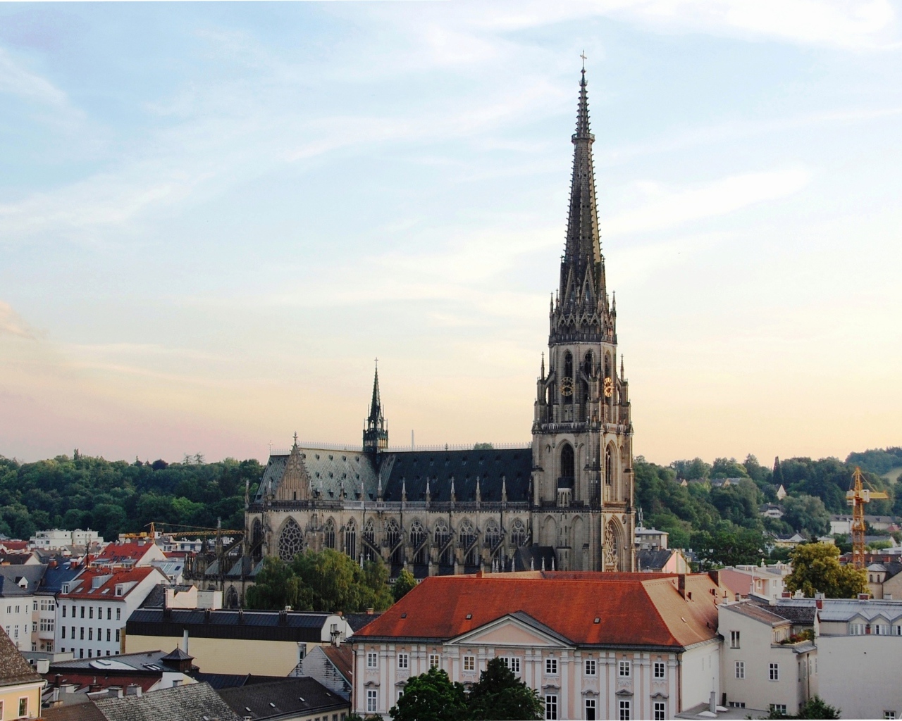 Собор в городе Линц, Австрия